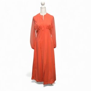 Vintage 70s Aldens Fashion Dress Gown